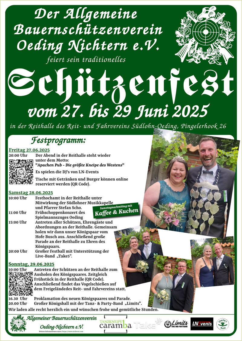 Plakat Schützenfest 2025